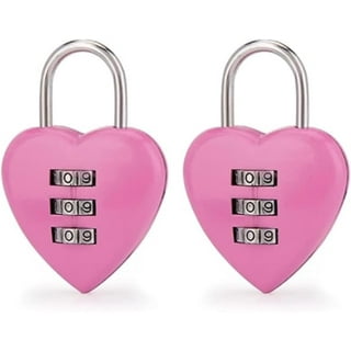 Mini Combination Padlocks, 4pcs Small Zipper Locks with 3 Digits for D —  CHIMIYA