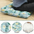 thumbnail image 5 of Colorful Flower Floor Pillow 22 Inch Large Square Cushion, Abstract Watercolor Design, Soft for Meditation & Balcony, 5 of 7