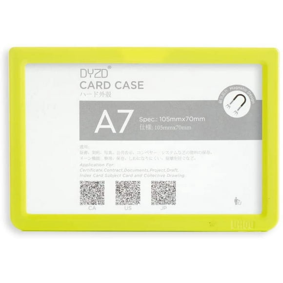 DYZD Magnetic Frames Magnetic Card Holders Magnet Board Magnetic Labels Card Case Magnet Sign Holders Name Plates,