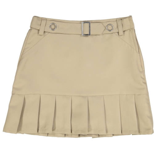 Dickies Girls School Uniform Scooter Skirt Shorts Khaki Tan Poly Twill 20 New