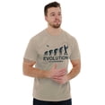 thumbnail image 4 of Fly Fishing Joke Cool Funny Fishermen Men's Big & Tall Crewneck Graphic Tee Brisco Brands 2X, 4 of 4