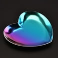 thumbnail image 4 of SPRING PARK Stainless Steel Heart Tray Trinket Dish Candle Plate Cosmetics Jewelry Organizer, 4 of 5