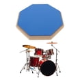 thumbnail image 1 of 8 Inch Drum Practice Pad with 2 Pairs of 5A Drum Sticks, High Density Rubber Silent Drum Pad, Anti Slip and Cushioning EVA Base, Drum Beginner Practice Pad, 1 of 7