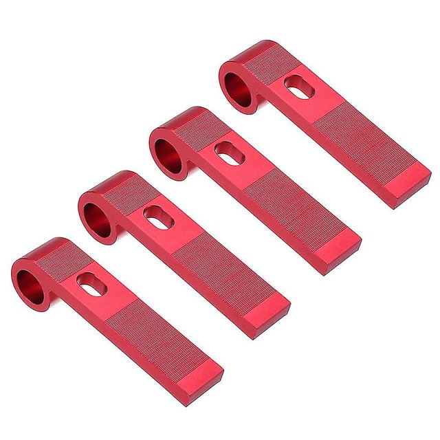 4 piezas de abrazadera de sujeción para herramientas de carpintería, inglete de riel en T, aleación de aluminio, acción rápida YGWL