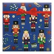 Current Heavyweight Tear Resistant Multi-color Nutcrackers Jumbo Rolled Gift Wrap Paper, 61 sq ft.