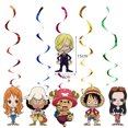 thumbnail image 3 of Decoraciones para fiesta de cumpleaños con temática de Luffy de ONE PIECE, vajilla desechable, juguetes para bebés, vasos de papel, platos, servilletas y suministros de fondo, 3 of 5