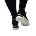 thumbnail image 3 of Womens Fashion Platform Trainers Ladies Sneakers Slip On Walking Gym Shoes Black 6, 3 of 4
