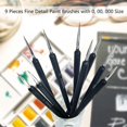 thumbnail image 4 of De Brush, 11 Pcs Bru For Acrylic Oil Art De Brush Set (00000 And 7), 4 of 5