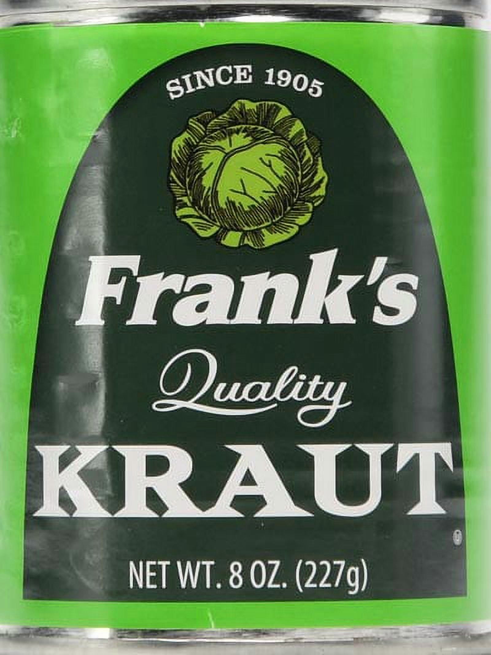 Frank's Quality Shredded Sauerkraut, 8 Oz Can