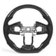thumbnail image 1 of Volante de fibra de carbono de cuero preperforado de napa con costuras negras apto para Civic FC Type-R FK8 2016-2020 Jadeshay A, 1 of 8