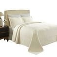 thumbnail image 2 of Superior Cascade Cotton Decorative Bedspread and Sham Set, King, Ivory, 2 of 5