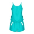 thumbnail image 5 of Tankini Swimsuits for Women Modest Blouson Tank Top Swim Shorts with Pockets Two Piece Swimsuit Bathing Suit, 5 of 5