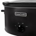thumbnail image 2 of Homecookin 6qt Small Manual Slow Cooker for Family Diet-Black, 2 of 5