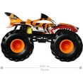 thumbnail image 4 of Hot Wheels Monster Trucks 1:24 Scale Die-cast Tiger Shark, 4 of 5