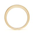 thumbnail image 2 of Angara Natural Blue Diamond Ring - Channel Set Princess Enhanced Blue Diamond Half Eternity Ring in 14K Yellow Gold for Women (Ring Size = 9.5), 2 of 7