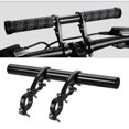thumbnail image 3 of Bike Handlebar Extender Extension Road Bracket Lamp Mount Holder Carbon Steel, 3 of 8