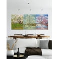 thumbnail image 3 of DECORARTS - Triptych (Orchard in Blossom, The pink peach tree, Peach Trees in Blossom) , Vincent Van Gogh Art Reproduction. Giclee Canvas Prints Wall Art for Home Decor 24x30", 3pcs/set, 3 of 5
