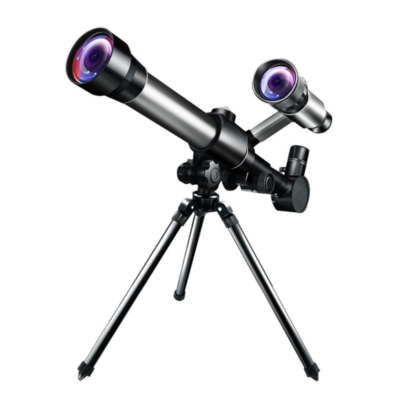 UsRHHA 50mm Refractor Astronomy Telescope with Tripod, 20X 30X 40X Magnification for Kids Adults Beginners, Portable Astronomical Telescope with Finder Scope