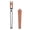 Fire Tongs Small size, variant on Lylong Heavy Duty Fire Tongs For Outdoor Cooking And Camping With Leather Grip