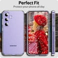 thumbnail image 2 of for Galaxy S24 Case Clear, Ultra [Slim Thin] Clear TPU Scratch Resistant Glitter Bling Sparkly Shockproof Rubber Soft Silicone Protective Phone Case Cover for Samsung Galaxy S24 (Clear), 2 of 15