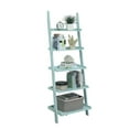 Convenience Concepts American Heritage 5Shelf Ladder Bookcase, Sea