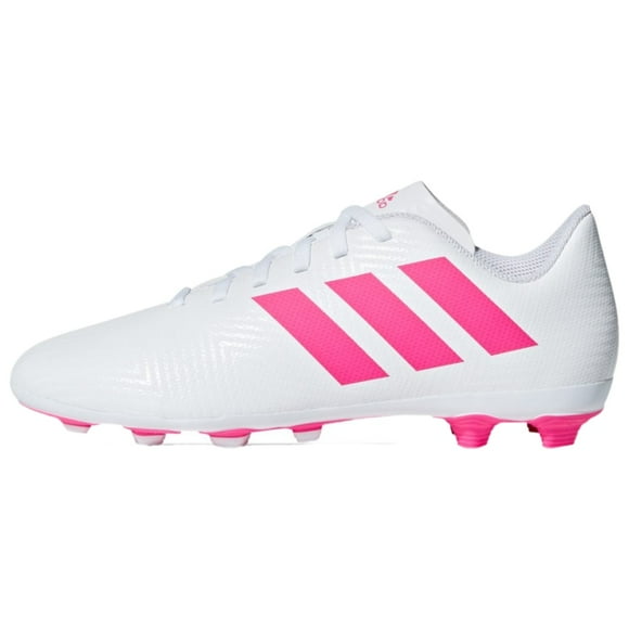 Tenis de Fútbol Adidas Nemeziz 18.4 FxG J Blanco CM8511 Niña 17cm