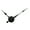 Black, variant on Precisions Timekeeping Movements For Clock Projects For 385mm Aluminum Alloy Hands