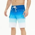 thumbnail image 2 of Aayomet Swim Shorts Men Summer Leisure Suit Waist Adjustable Drawstring Triangle Liner Quick Drying Pocket Swimming (BU2, 30), 2 of 5