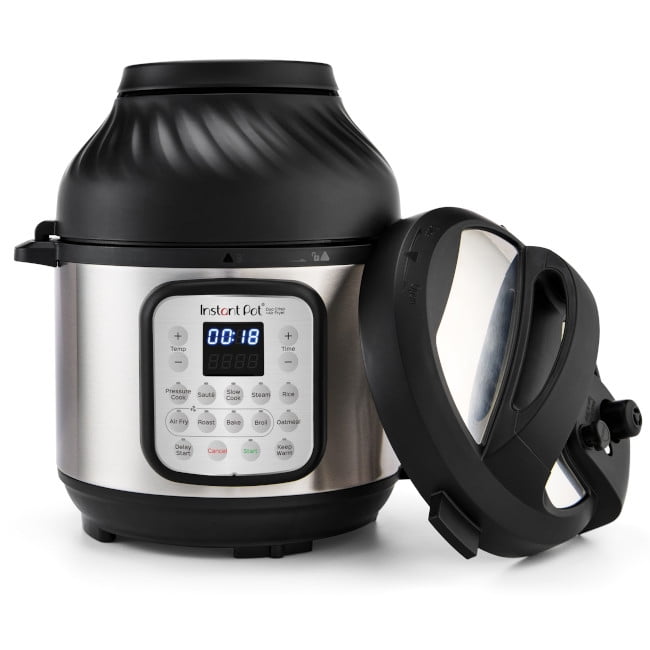 Instant Pot® 6 Quart Duo Crisp™ + Air Fryer 9in1 Roast, Bake, Dehydrate, Slow Cook, Rice