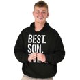thumbnail image 5 of Best Son Ever Relatives Family Hoodie Hooded Sweatshirt Men Brisco Brands S, 5 of 6