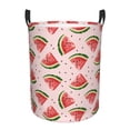 thumbnail image 2 of Goofa Hand Drawn Watermelon Printed Circular Hamper,Laundry Basket with Handles,Storage Baskets Foldable,Large Capacity Laundry Hamper-, 2 of 8