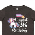 thumbnail image 4 of Inktastic Magical 5th Birthday Rainbow Unicorn with Star Boys or Girls Toddler T-Shirt, 4 of 5