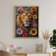 thumbnail image 6 of Diamond Art Kit for Adults, Lion Floral Crown Art Serenade Diamond Painting for Adults Beginners, 5D DIY Diamond Art Painting Kits, Colorful Diamond Painting Craft for Home Decor 12x16, 6 of 7