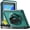Dark Green, variant on REQO for iPad mini 6 Case, for iPad mini 6th Generation Case 360 Rotating Hand Strap + Stand + Shoulder Strap, Dual Layer Shockproof Protective Rugged Case