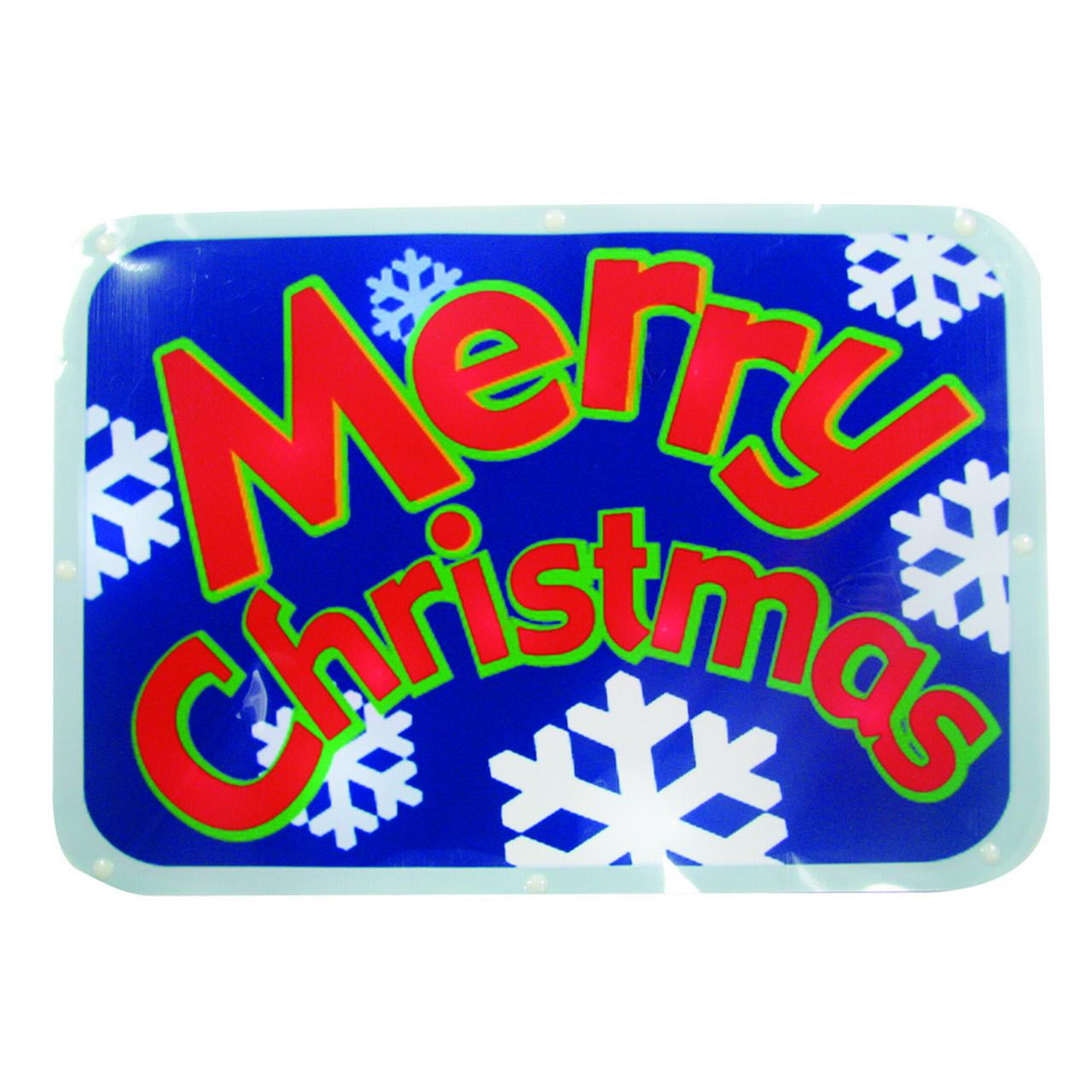 Brite Star 18" Battery Operated LED Lighted Merry Christmas Light Show