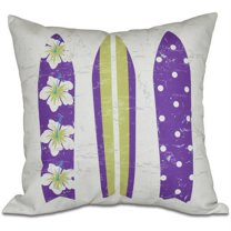 Simply Daisy 16" x 16" Triple Surf Geometric Print Outdoor Pillow