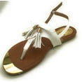 thumbnail image 4 of Victoria K Tassels Gold Tip Thong Sandal&nbsp;, 4 of 4