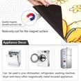 thumbnail image 4 of Cartoon Duck with Backpack Dishwasher Magnet Cover Magnetic Fridge Door Cover Home Kitchen Decor 23"x 26", 4 of 6