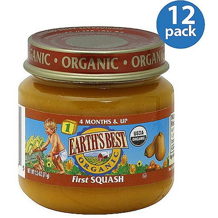 Earth's Best Organic First Squash Baby F