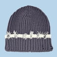 thumbnail image 1 of TINZ Winter Adult Knitted Hat Color Matching Wool Hat Winter Gear Ear Covering Hat Hat Winter, 1 of 3