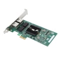 thumbnail image 1 of PCIE X1 Server  Card, 10/100/1000Mbps PCIE X1 Gigabit  Card Easy Ro Use Dual Port  for Server, 1 of 7
