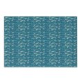thumbnail image 1 of Sea Cutting Board, Continuous Foamy Lines Style Drawing, Decorative Tempered Glass Cutting and Serving Board, in 3 Sizes, by Ambesonne, 1 of 2