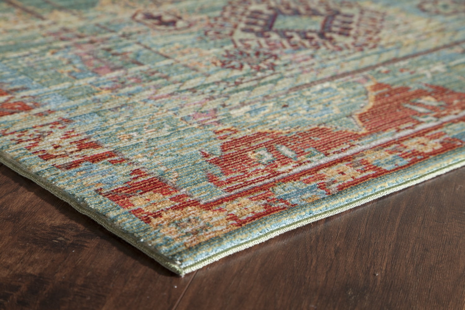 Rugs America Asteria Collection Multi AI300A Transitional Abstract Area Rug 8' x 10'