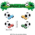 thumbnail image 2 of Yimenbloon Soccer Balloon Sport Soccer Shoes Balloons for Soccer Birthday Party Decorations, Soccer Balloon Supplies 4PCS, 2 of 7