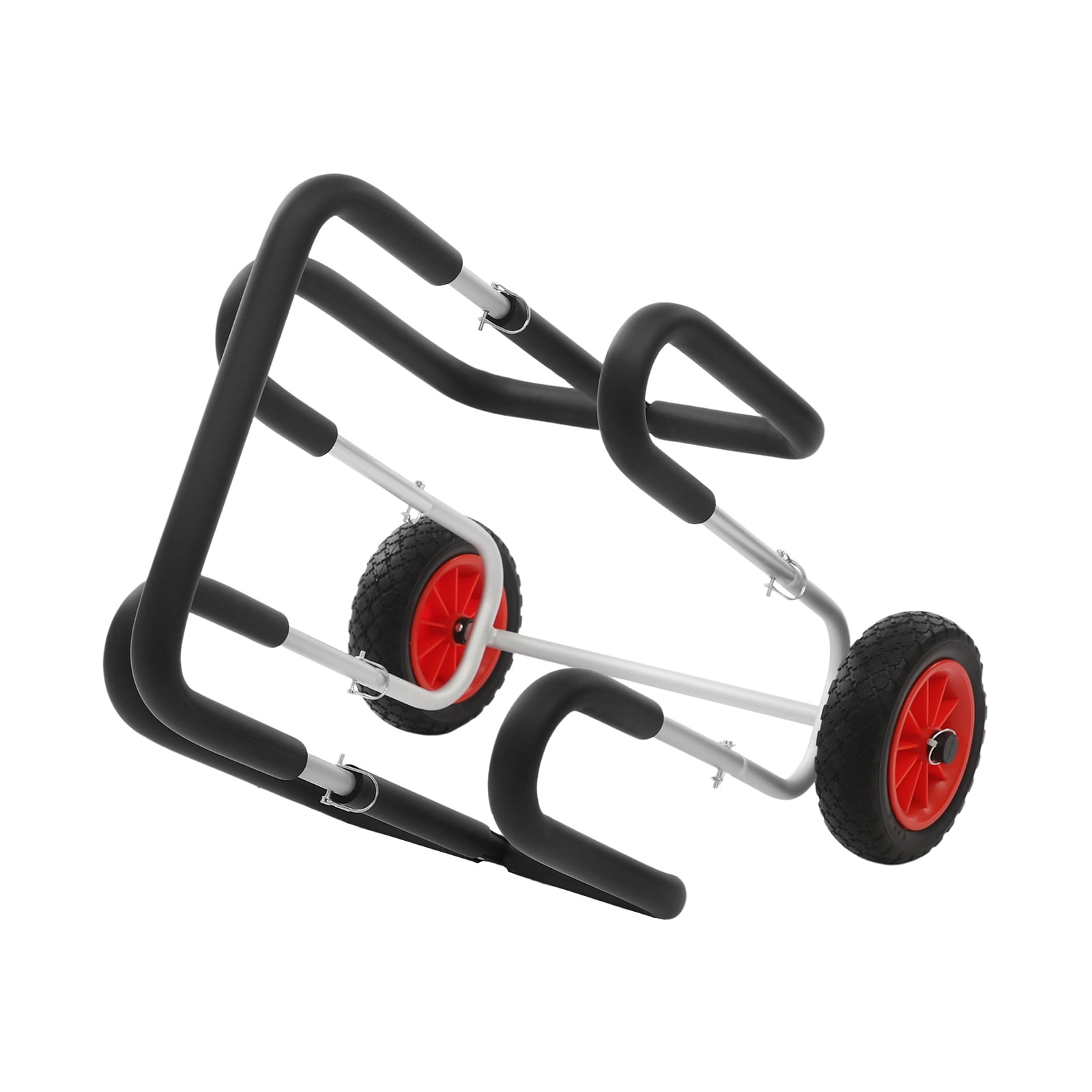 ToppiJoy Aluminum Stand up Paddle Board SUP Transport Cart with 2 Wheels, Double SUP Carrier Trolley, Paddle Board Cart for Surfboard