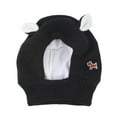 thumbnail image 2 of Sombrero de punto para perro Yuyangstore Envoltura de cabeza de invierno negro, 2 of 5