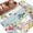 Blue White, variant on Area Rugs for Living Room Bedroom, Easter 4'x6' Rug Washable Carpet Runner Indoor Outdoor, Easter Bunny Spring Watercolor He Is Risen Flowers Non Slip Accent Floor Mats Rug for Kitchen, Office