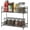 Black, variant on MOOACE 2 Tier Spice Rack, Kitchen Cabinet Countertop Organizer, Multi-purpose Under Sink Organizer Shelf for Home Bathroom