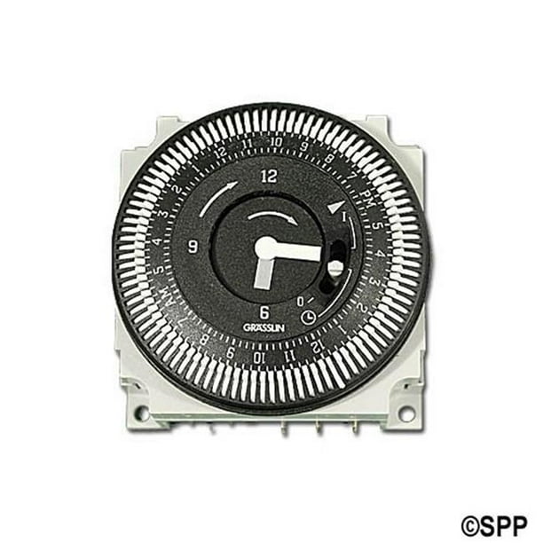 Grasslin 340057 115V 24 Hour Manual Override Time Clock