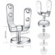 thumbnail image 4 of Toilet Seat Hinge, Replacement Toilet Seat Hinge Fixings Kit, Toilet Seat Hinge Fixings, for Wood Resin Toilet Seats - 2 Pcs Banmo, 4 of 5
